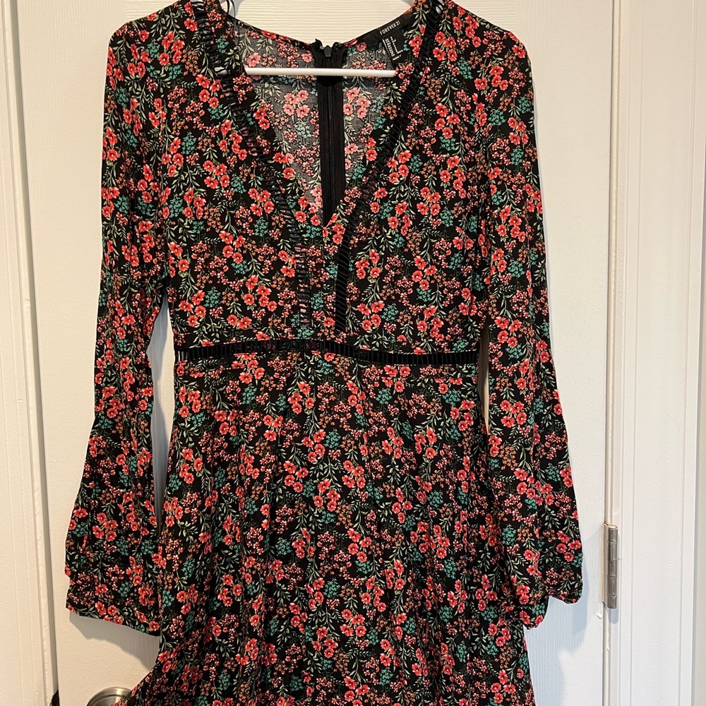 Black Floral Dress
